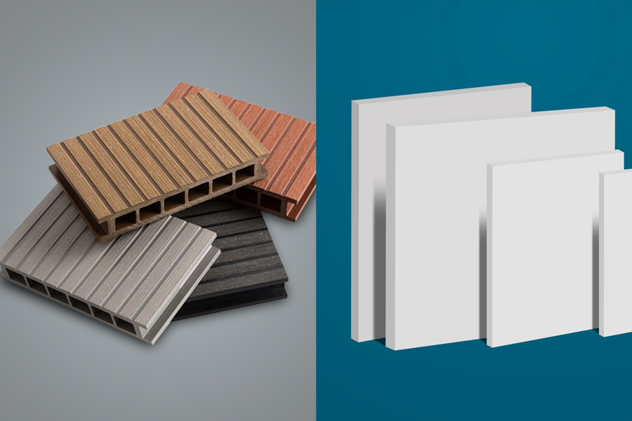 cận cảnh chất liệu tủ bếp nhựa composite